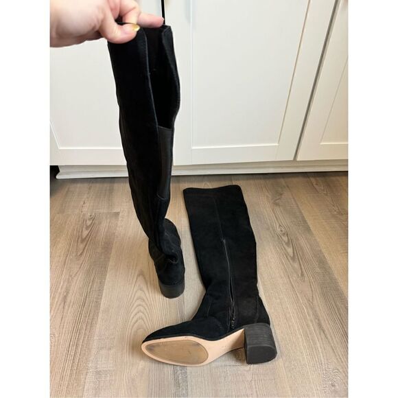 Corso Como Women's Black Suede Tall Riding Boots Booties Shoes Size: 6 M - Picture 8 of 9